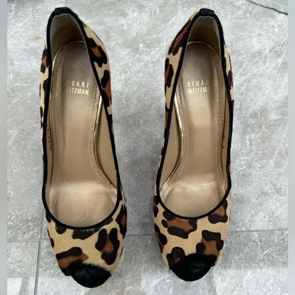 Stuart Weitzman platform leopard pump - Picture 2 of 9